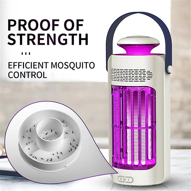 Indoor Insect Trap Catch Flying Insect with Suction Bug Light and Sticky Glue