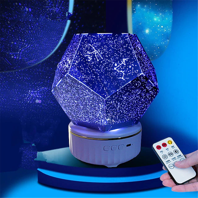 Star Galaxy Projector Starry Sky Projection Light Remote Control Bluetooth Children Gift For Bedroom