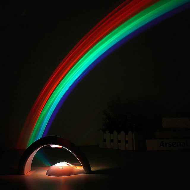 LED Night Light Rainbow Projector 3D LED Projection Lamp Night Scape