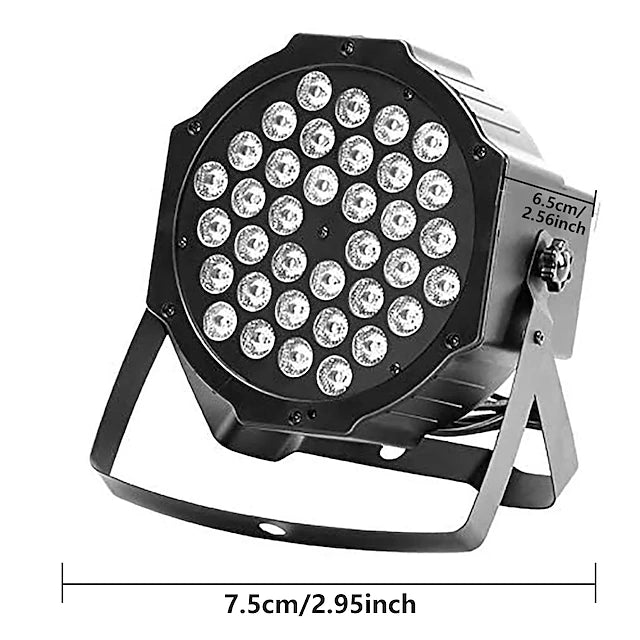 LED Strobe Stage Par Light 36W UV Blacklight 36 LEDs with Remote Controller for Disco