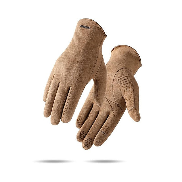 Warm Gloves Men And Women Plus Velvet Fever Winter Outdoor Cycling Touch Screen Non-Slip