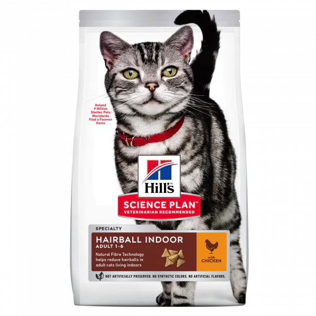 Hairball Indoor Adult With Chicken Cat Food