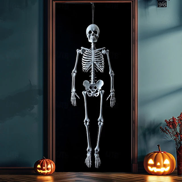 Halloween Door Decorations Skeleton Halloween Door Covers Door Tapestry