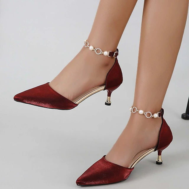 Women's Heels Pumps Valentines Gifts Dress Shoes Heel Sandals Daily Club
