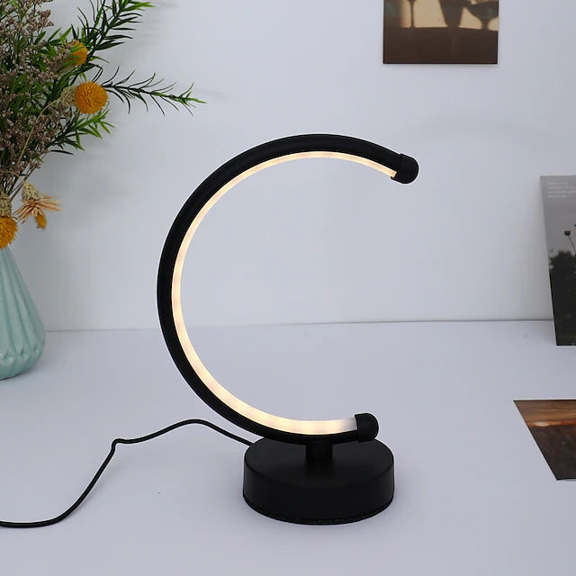 LED Table Lamp Modern Three-gear Dimming USB Power Supply Key Switch