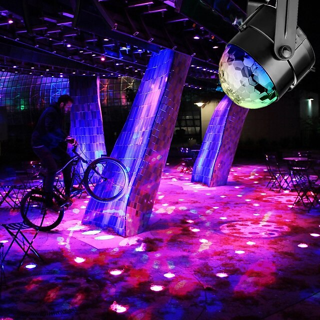 Projection lamp night light Led Disco Light Music Sound Activated Stage Lights