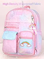 Girls' School Bag Bookbag Functional Backpack School Floral Print Nylon