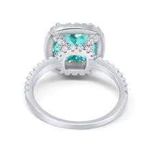 Ring Party Classic Light Green S925 Sterling Silver Precious Stylish
