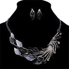 1 set Jewelry Set Necklace / Earrings For Women's Party Wedding Casual Alloy Silver / Daily