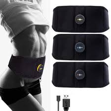 EMS Abdominal Toning Belt Abdomen Vibration Body Slimming Belt Trainer