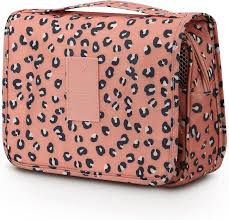 Hanging Toiletry Bag for Women Makeup Travel Bag with Jewelry Organizer Compartment Large