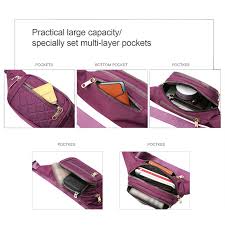 Women's Crossbody Bag Fanny Pack Chest Bag Nylon Outdoor Daily Zipper Adjustable