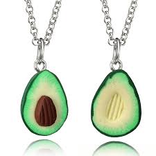 drop earrings for women girls best friend dangle earrings avocado fruits style (b)