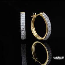 Women's Cubic Zirconia Hoop Earrings Classic Machete Star Statement Ladies