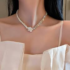 1PC Necklace For Women's Pearl Necklace for Women 18k Gold Filled Dainty Freshwater Pearl Necklace