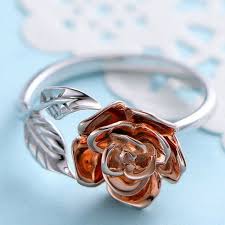 Ring Party Geometrical Silver Alloy Flower Simple Elegant 1pc Women's