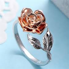Ring Party Geometrical Silver Alloy Flower Simple Elegant 1pc Women's