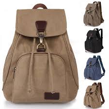 Women's School Bag Bookbag Rucksack Commuter Backpack Outdoor Daily Solid Color