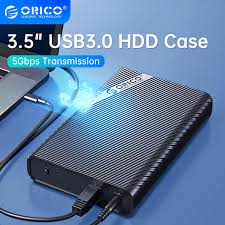 ORICO Hard Drive Case, 2.5 Inch HDD Enclosure, SATA to USB 3.0 External Hard Drive