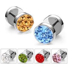 1PC Earrings For Men's Formal Street Date Alloy Classic Holiday Birthday
