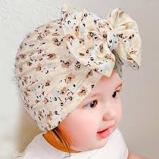 Toddler Girls' Active Casual / Daily / Indoor Floral Bow / Print Polyester Hats & Caps