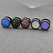 1PC Earrings For Men's Formal Street Date Alloy Classic Holiday Birthday