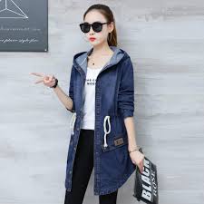 Women's Denim Jacket Hoodie Jacket Outdoor Street Daily Spring Summer