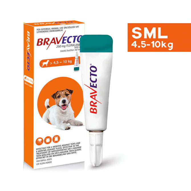 Bravecto Spot-On Tick And Flea Control For Dogs