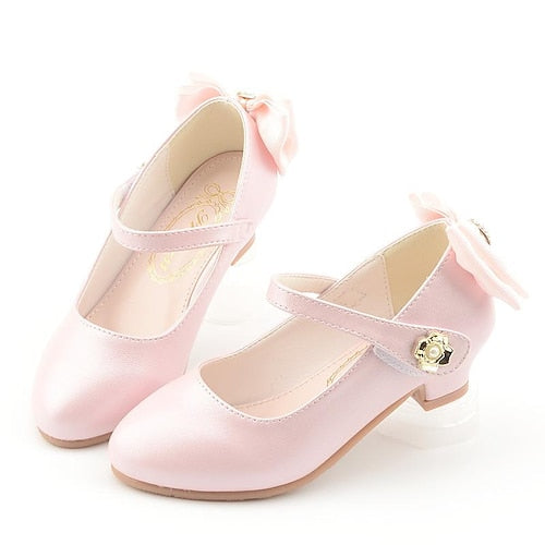 Girls' Heels Daily Dress Shoes Heel Lolita Microfiber Water Resistant Breathability Non-slipping