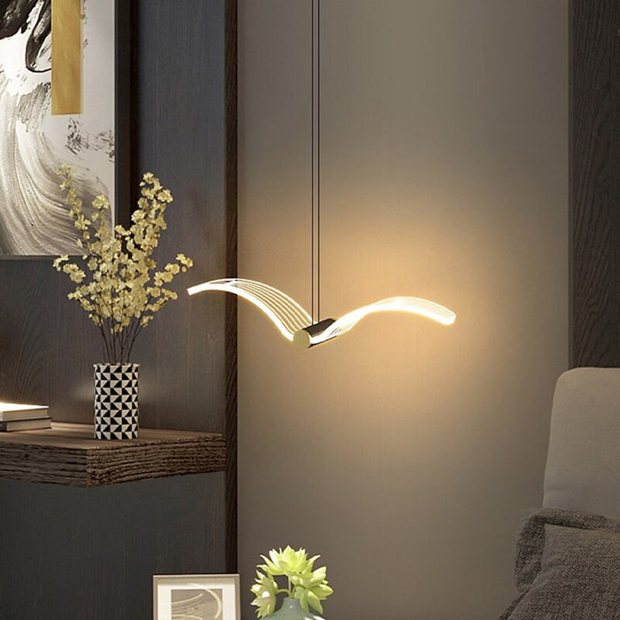 LED Pendant Lights Kitchen Dimmable Acrylic Lighting 40cm 1/3/4-Light Modern Farmhouse