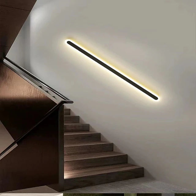 Minimalist Long Wall Lamp, 40cm/60cm Modern LED Background Wall Lamp