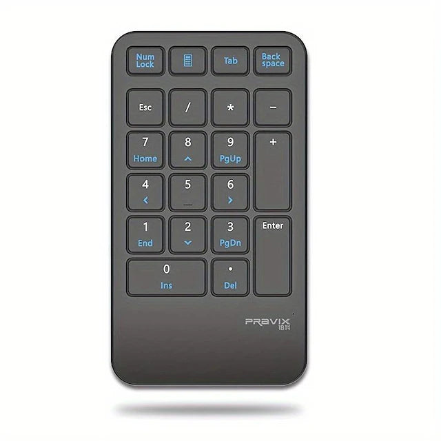Bluetooth Wireless Numeric Keypad Portable 21-Key Bluetooth Number Pad for Laptop