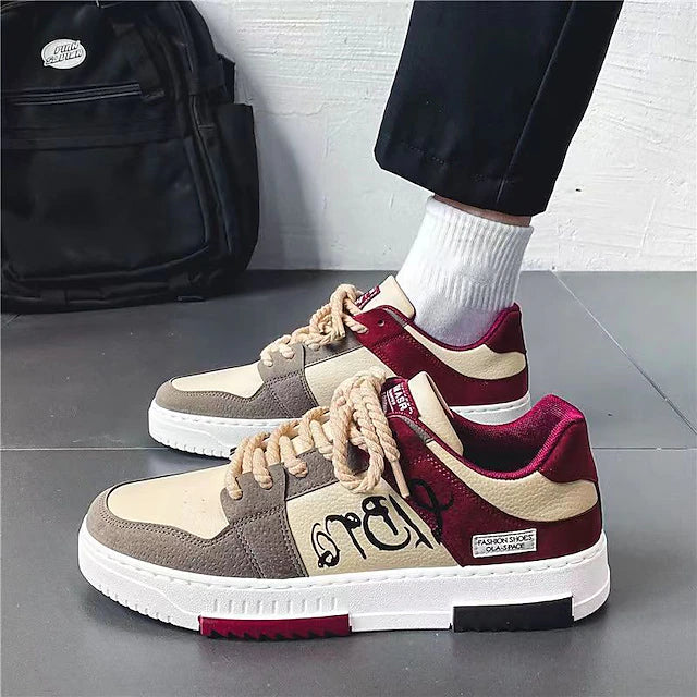 Men's Shoes Sneakers Sporty Look Skate Shoes Comfort Shoes