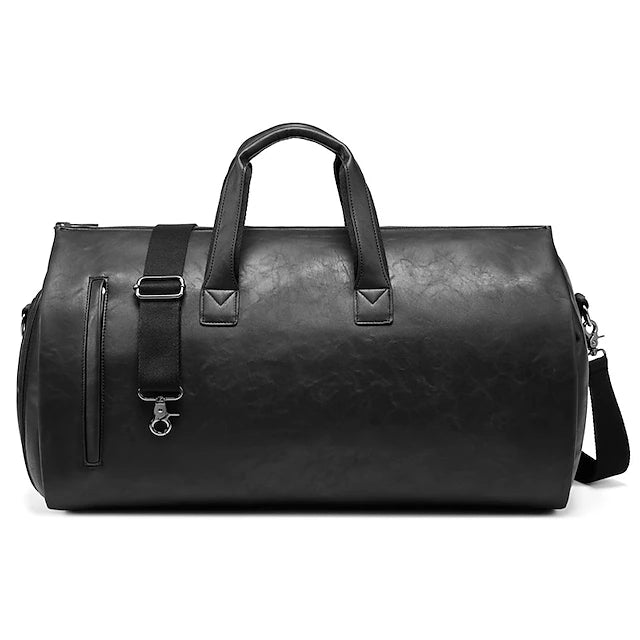 Men's Handbag Sports Bags Gym Bag Duffle Bag PU Leather Outdoor Holiday Travel Zipper Large Capacity