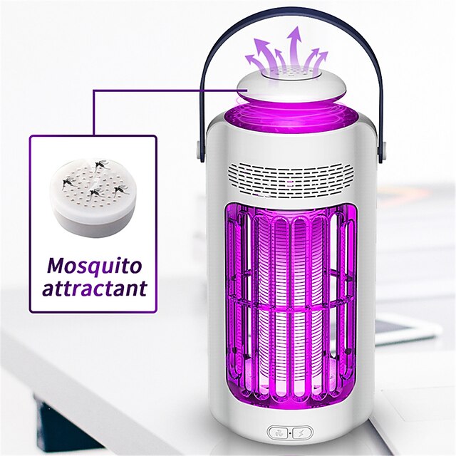 Indoor Insect Trap Catch Flying Insect with Suction Bug Light and Sticky Glue