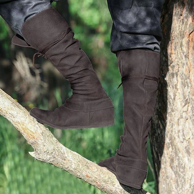 Vintage Medieval Renaissance Flat Jazz Boots Pirate Viking Ranger Elven Valhalla Men's Women's Unisex