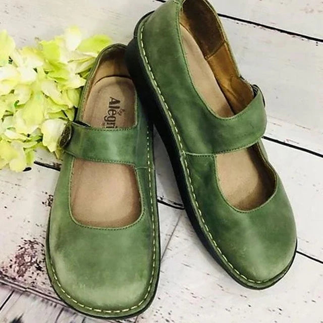 Women's Flats Suede Shoes Outdoor Daily Flat Heel Round Toe