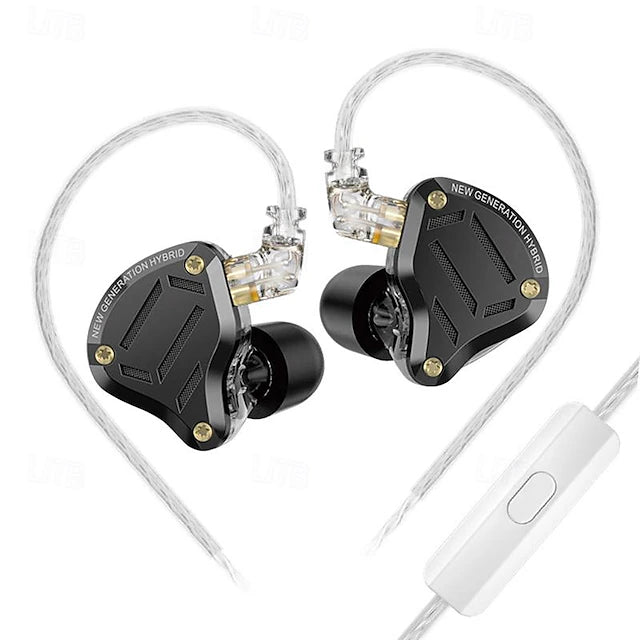 KZ ZS10 Pro 2 Metal Earphone HIFI In-Ear Bass Earbud 4-Level Tuning