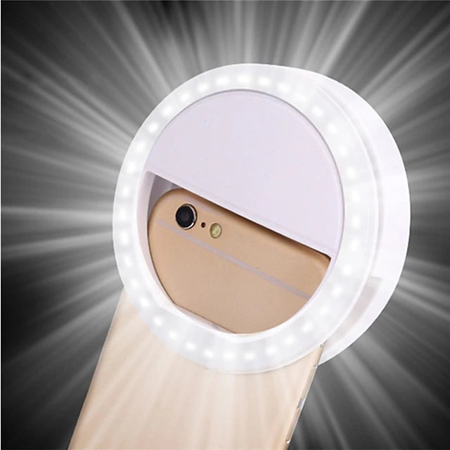 2pcs Selfie Ring Light Portable Clip for Smart Phone Photography Camera