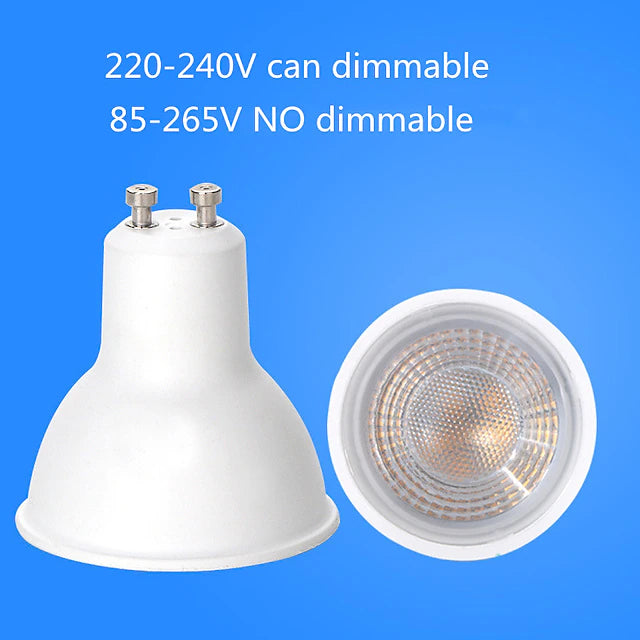 LED Bulb 10pcs Lampada GU10 6W 220V-240V Bombillas LED Lamp Spotlight