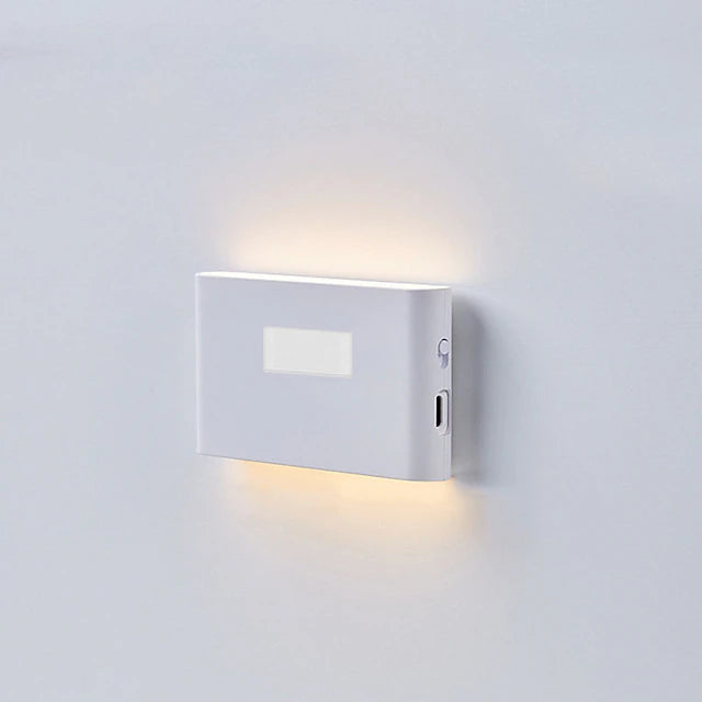 PIR Motion Sensing Night Light USB Rechargeable LED Human Body Sensing