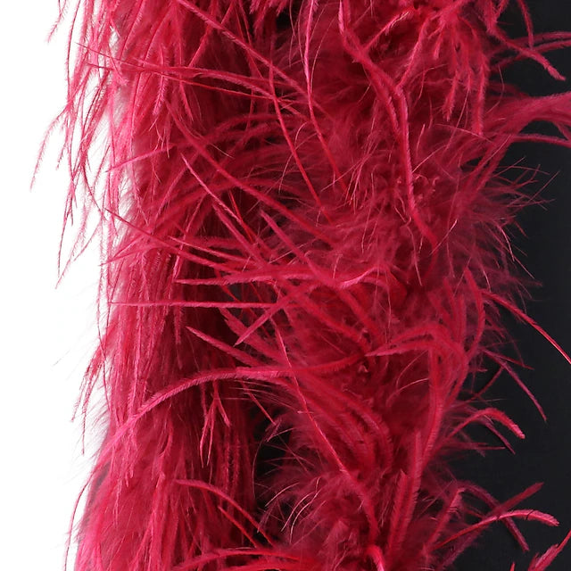 Ostrich Feather Hat Clothing Decorative Materials Accessories Dresses