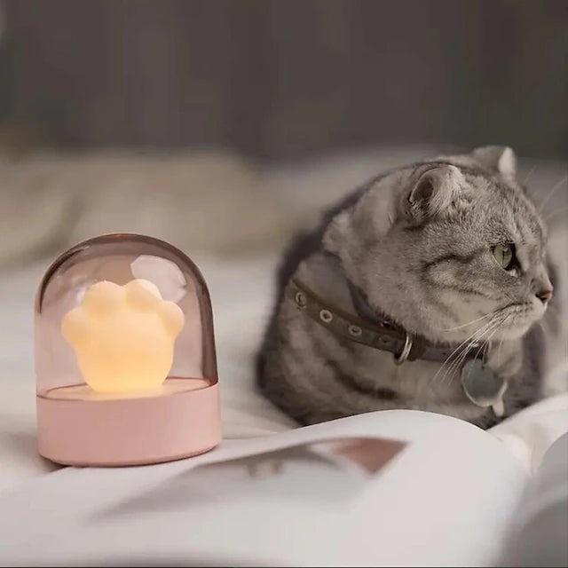 Cat Paw Musical Night Light Cute LED Night Light With Built In Music Player
