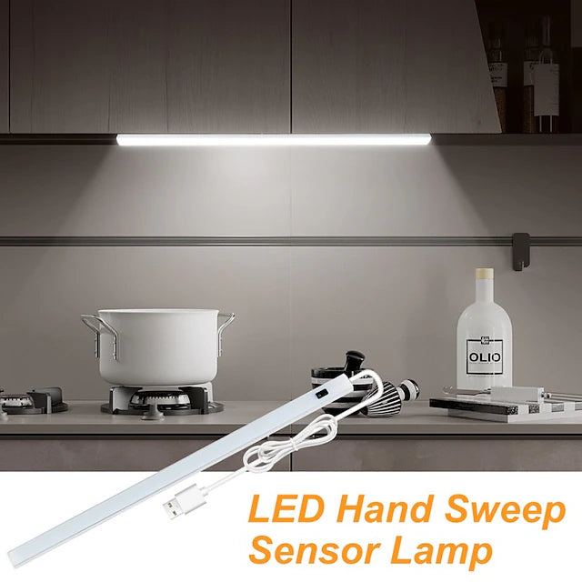 LED Cabinet Light USB Hand Sweep Switch 50cm 40cm led lights for kitchen Sensor