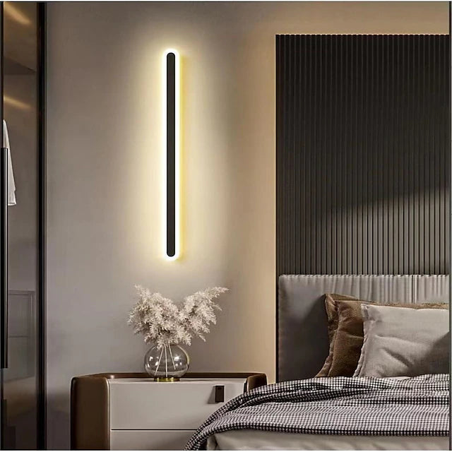 Minimalist Long Wall Lamp, 40cm/60cm Modern LED Background Wall Lamp
