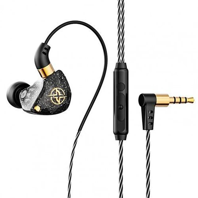 X6 Wired HiFi Earphones In-ear Bass Headphones with MIC