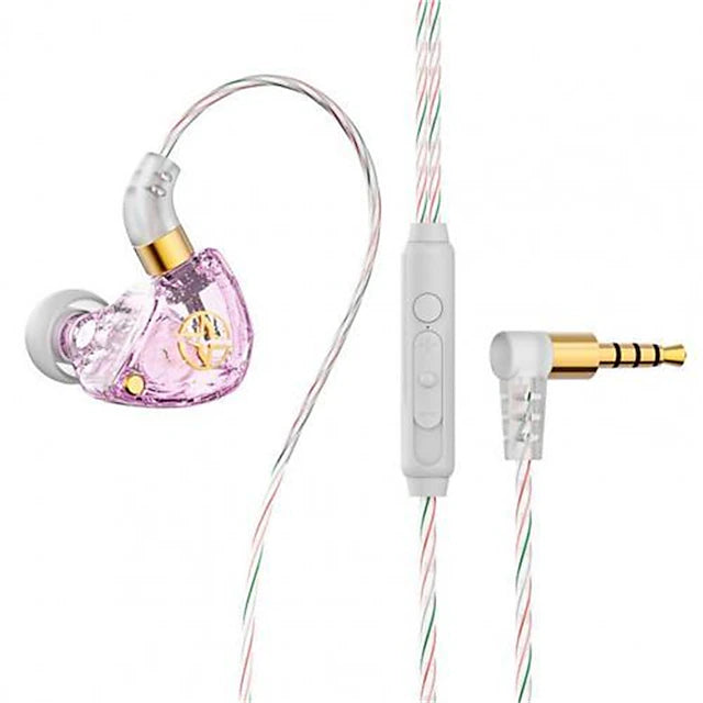 X6 Wired HiFi Earphones In-ear Bass Headphones with MIC