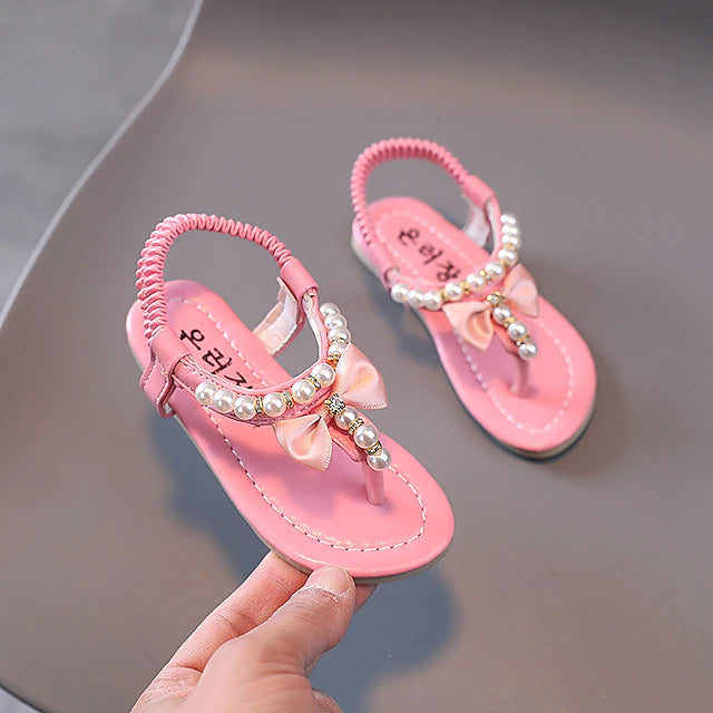 Girls' Sandals Daily Bohemian Style School Shoes Leather Portable Slippers