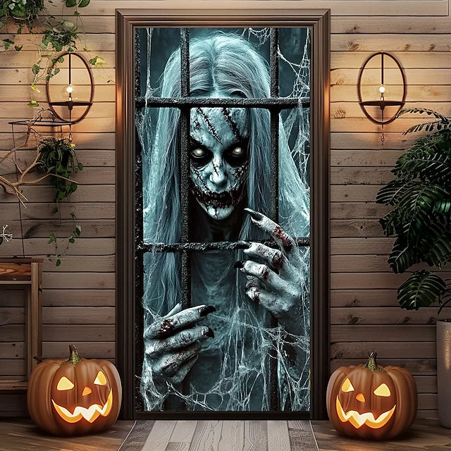 Halloween Door Decorations Halloween Door Covers Ghost Door Tapestry Door Curtain