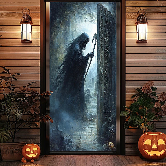 Halloween Door Decorations Halloween Door Covers Ghost Door Tapestry Door Curtain